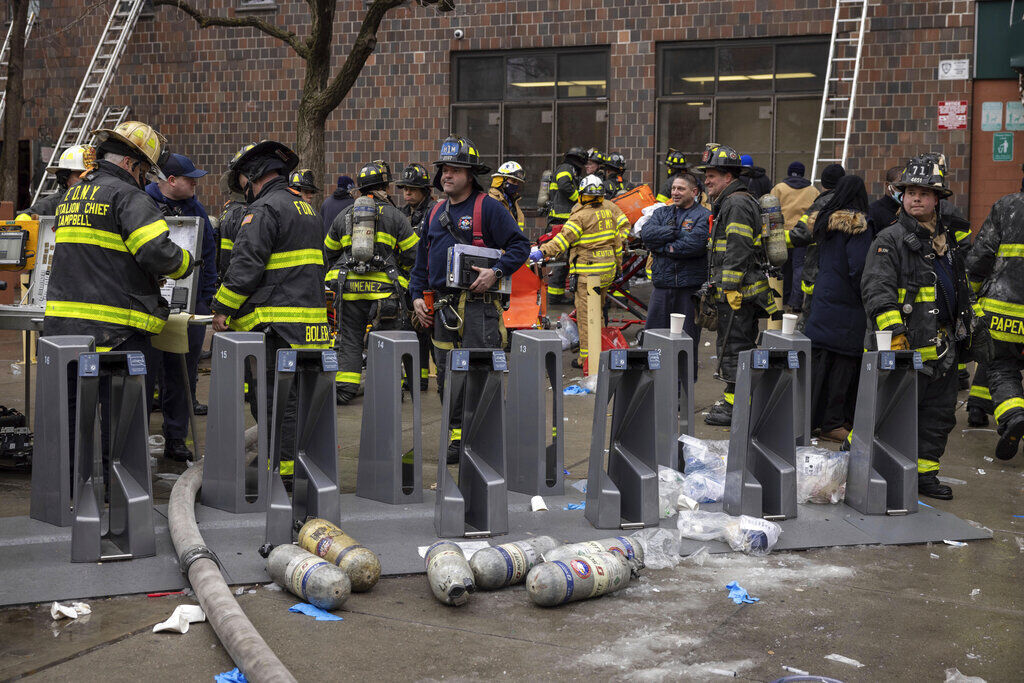 Apartment Building Fire
